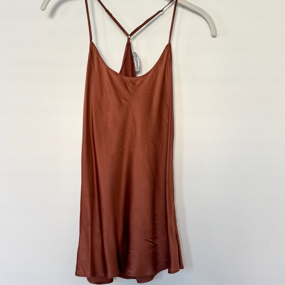 Etam Silk Pajama Top S